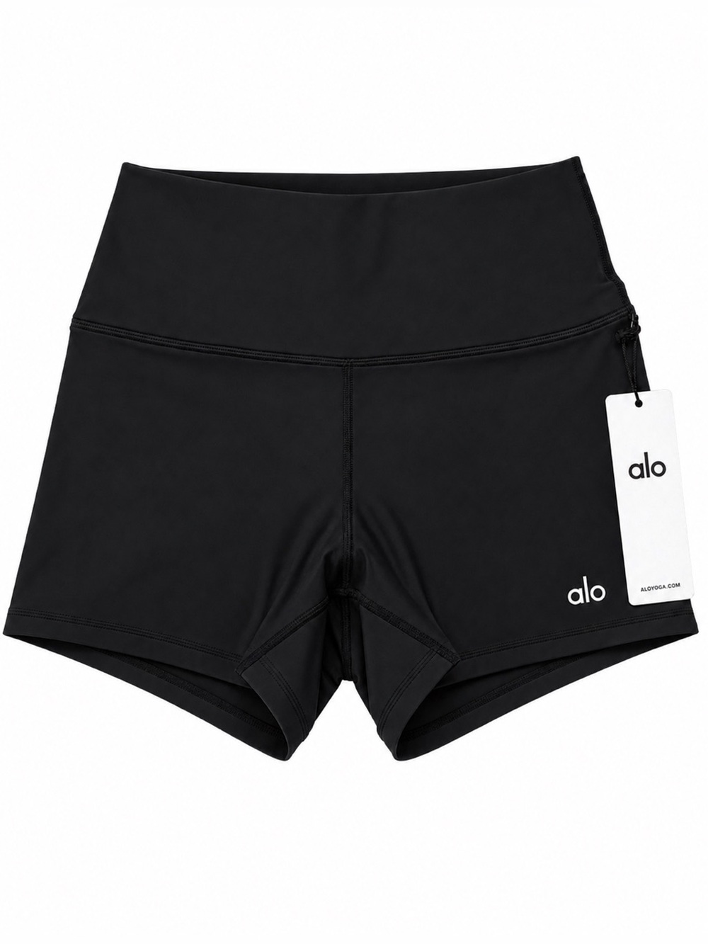 NWT Alo Yoga 3” High-Waist Airlift Shorts Black Size Small Compression